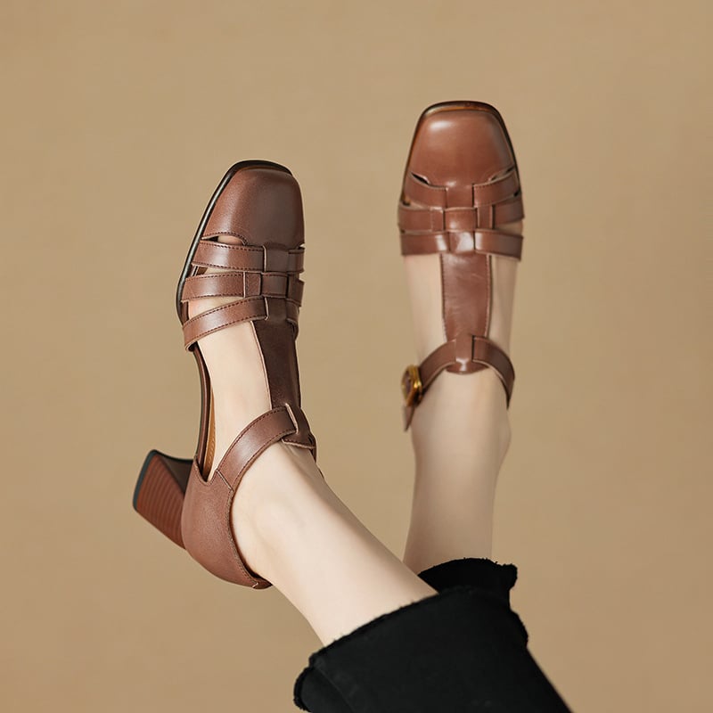 KAVI – Chaussures orthopédiques à talon bloc
