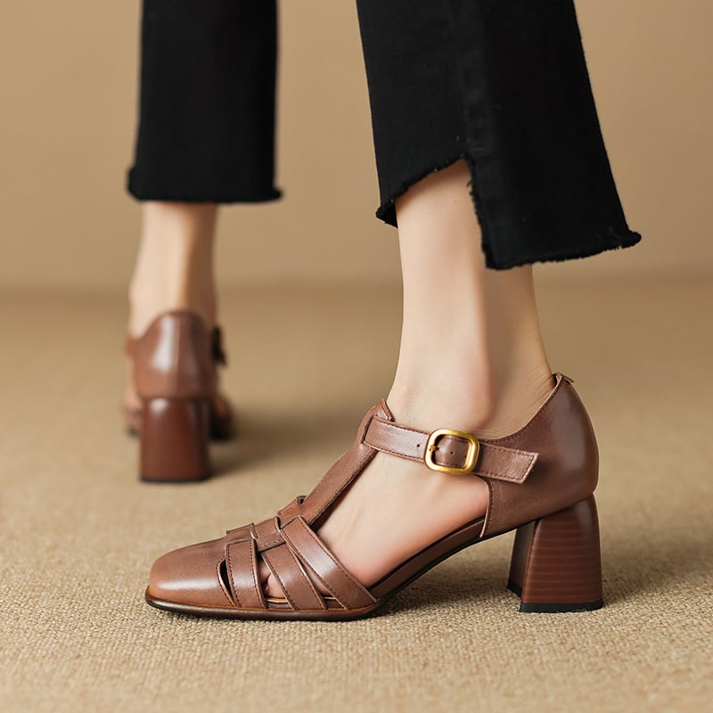 KAVI – Chaussures orthopédiques à talon bloc