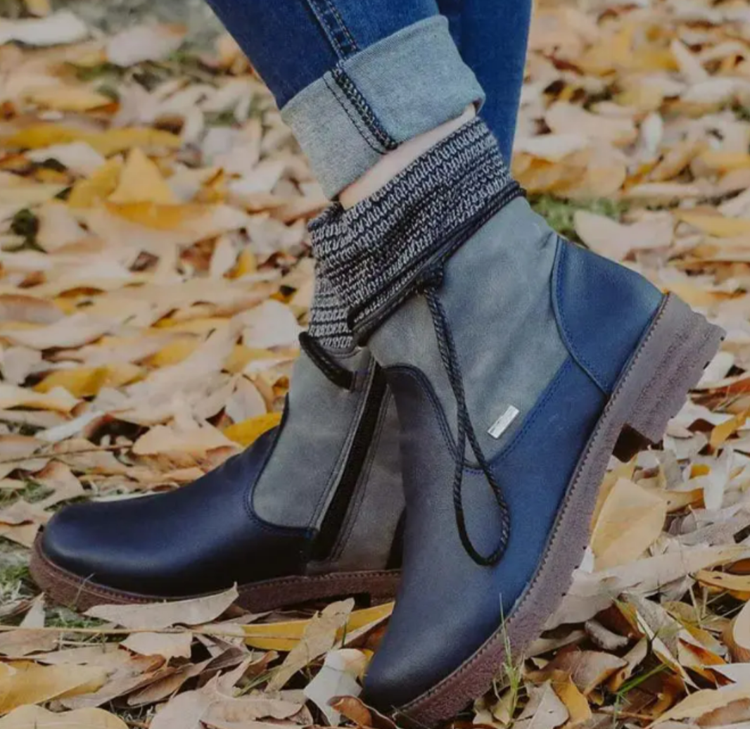 ZANA – Bottes orthopédiques d'hiver en cuir