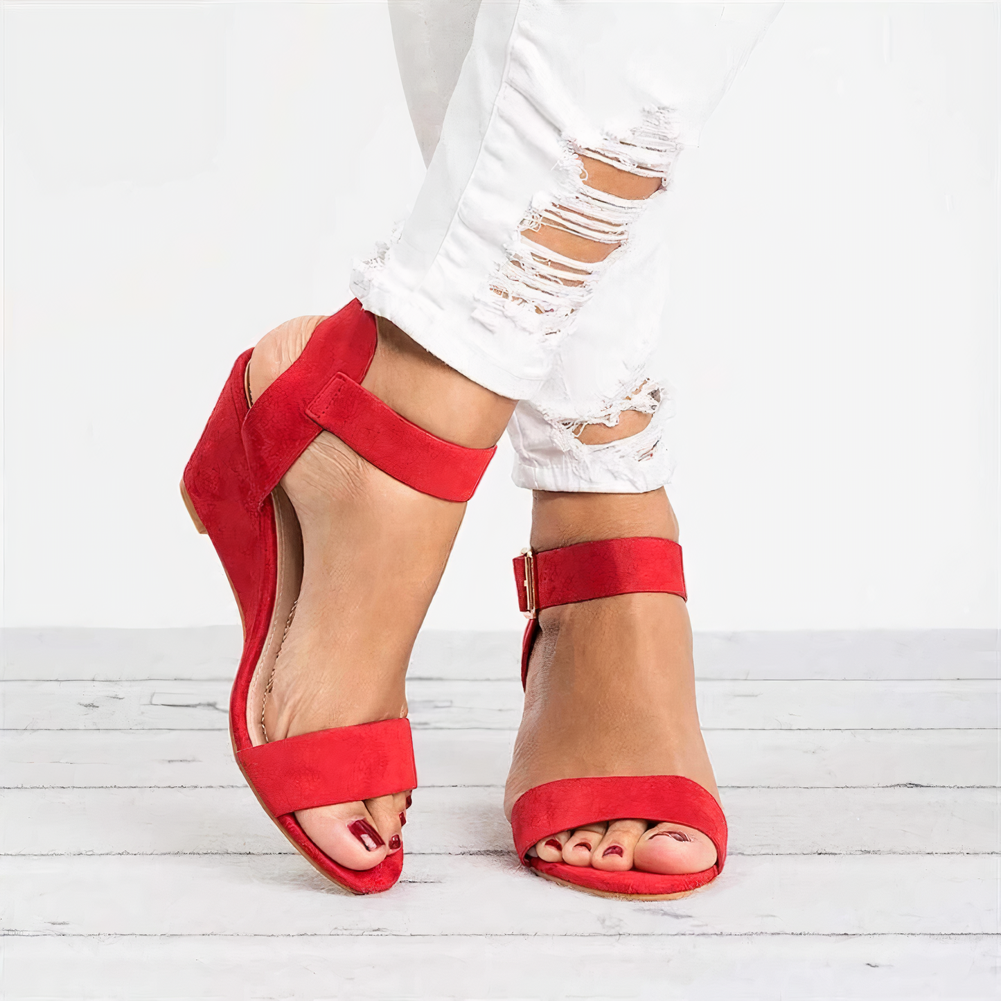 NOVA – Chaussures orthopédiques confortables à talons compensés