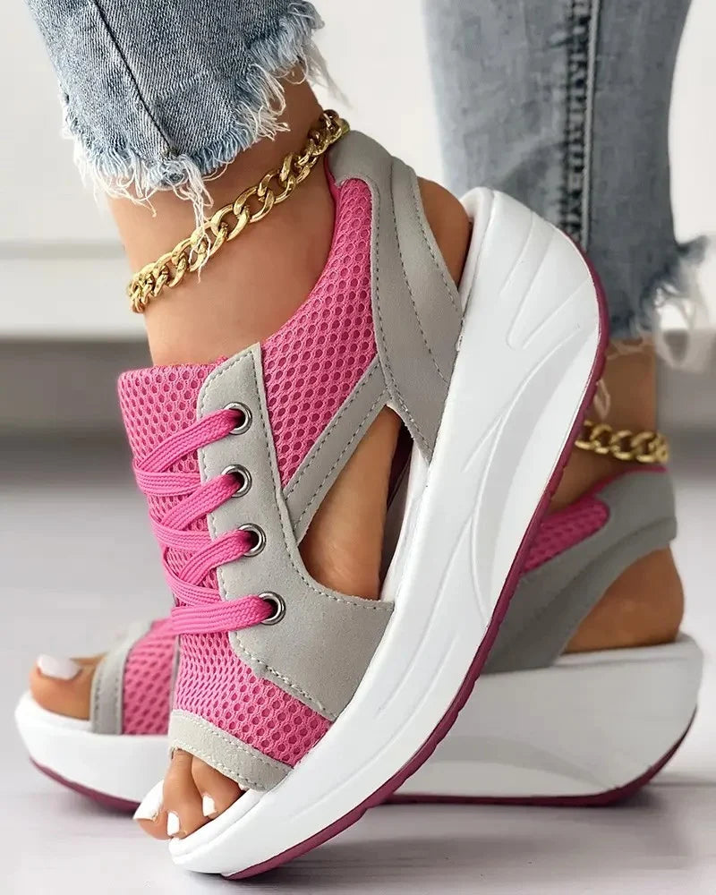 KAYA – Sandales orthopédiques confortables avec lacets