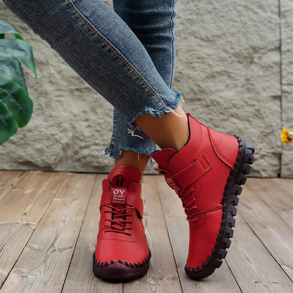 CALYA – Bottines hautes plates