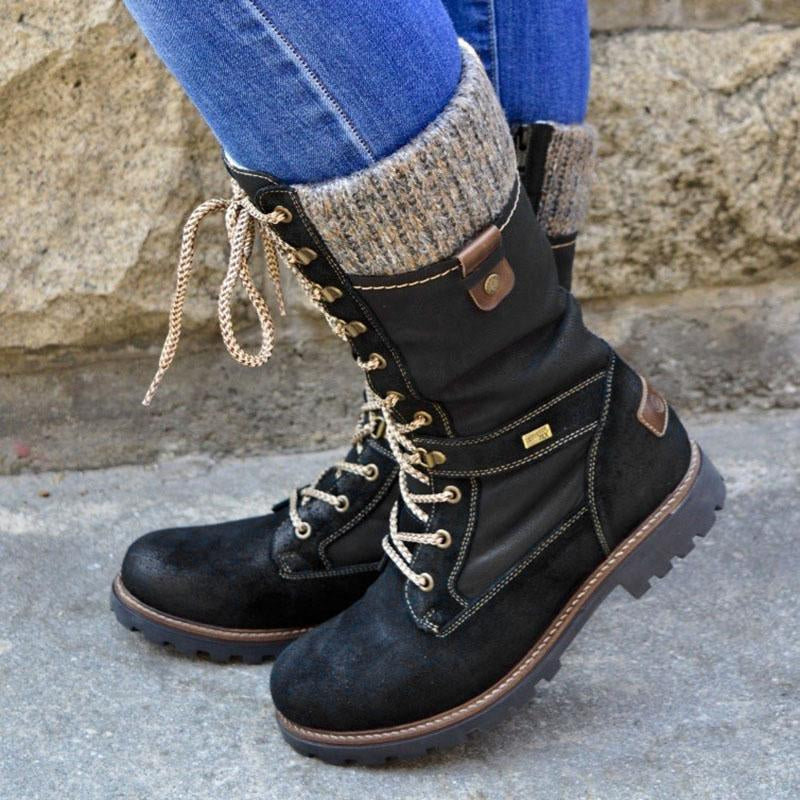 NUSA – Bottes orthopédiques à petit talon antidérapant