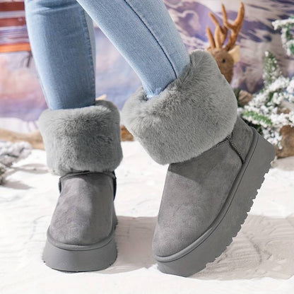 ELLA – Bottines orthopédiques en peluche pour femmes