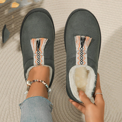 TAYLA – Chaussons orthopédiques en peluche pour femmes