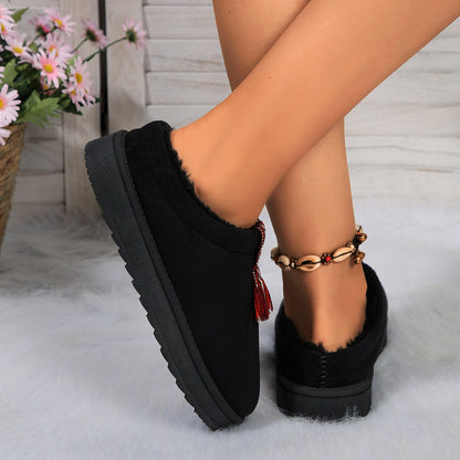 TAYLA – Chaussons orthopédiques en peluche pour femmes
