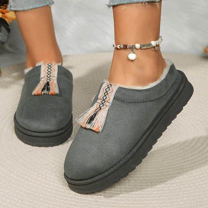 TAYLA – Chaussons orthopédiques en peluche pour femmes