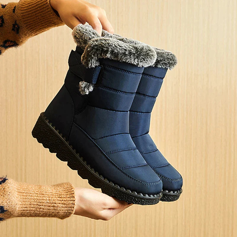 MIZA - Bottines orthopédiques en peluche