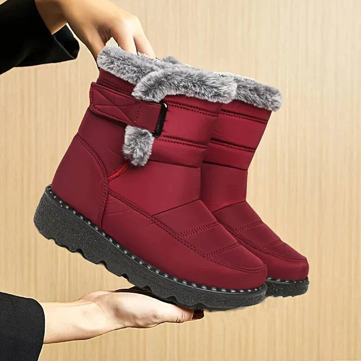 MIZA - Bottines orthopédiques en peluche