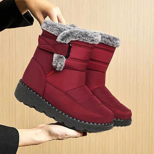 MIZA - Bottines orthopédiques en peluche
