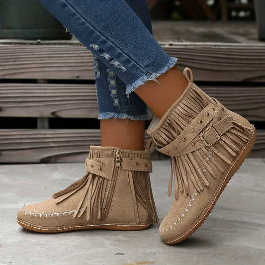 AURÉLIE – Bottines orthopédiques à fermeture éclair latérale pour femmes | Confort & Élégance hivernale 