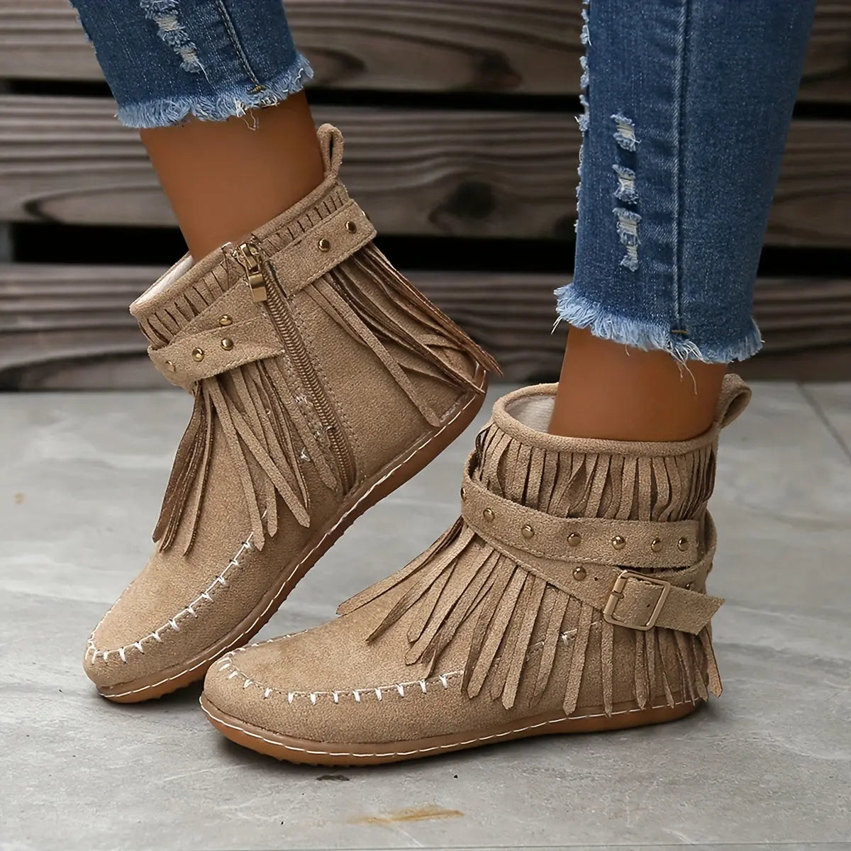 AURÉLIE – Bottines orthopédiques à fermeture éclair latérale pour femmes | Confort & Élégance hivernale 