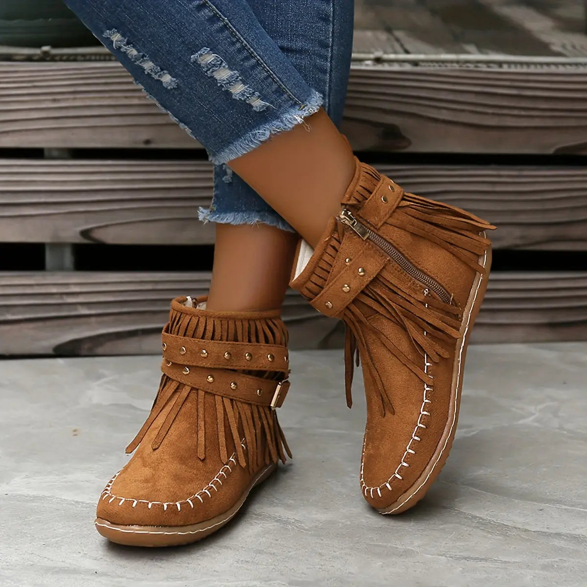 AURÉLIE – Bottines orthopédiques à fermeture éclair latérale pour femmes | Confort & Élégance hivernale 