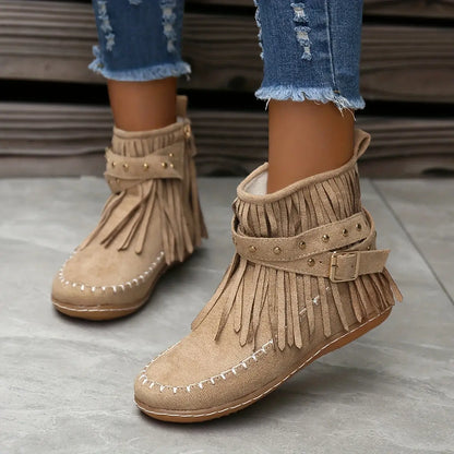 AURÉLIE – Bottines orthopédiques à fermeture éclair latérale pour femmes | Confort & Élégance hivernale 