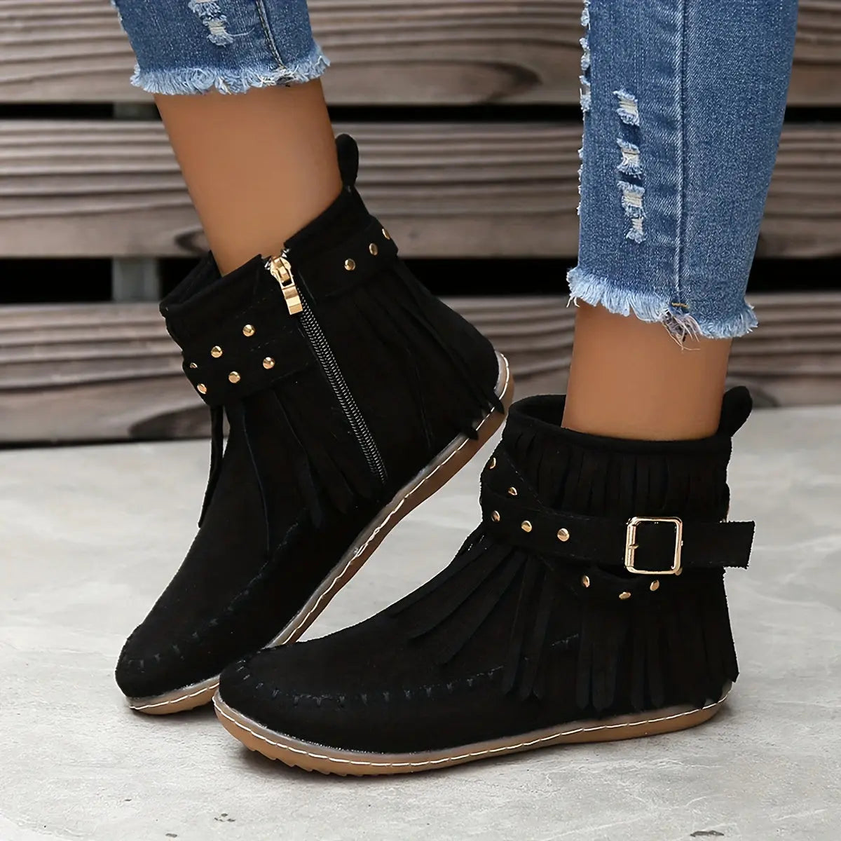 AURÉLIE – Bottines orthopédiques à fermeture éclair latérale pour femmes | Confort & Élégance hivernale 