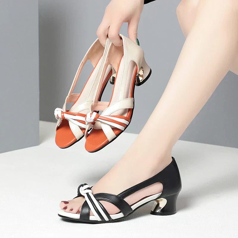 ZENA – Sandales orthopédiques en cuir confortables