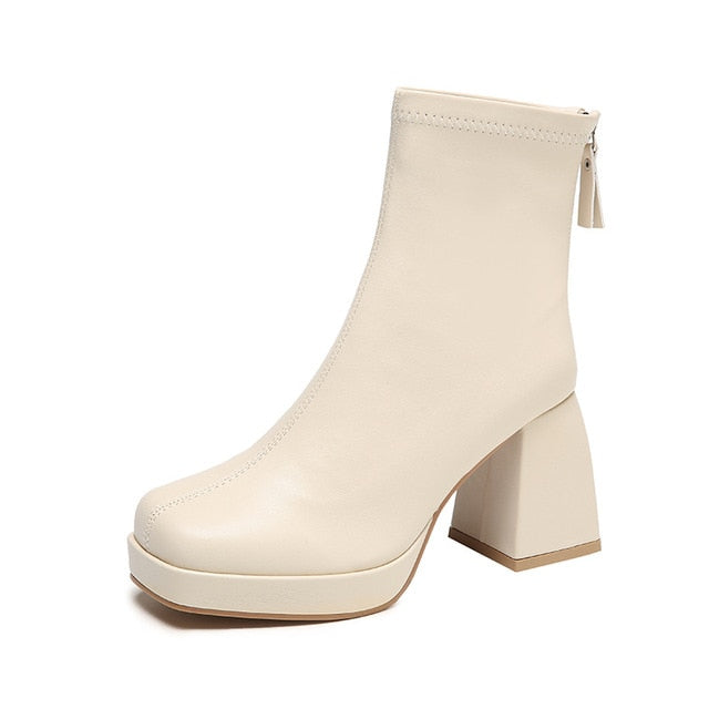 ZARA – Bottines orthopédiques confortables en tissu élastique