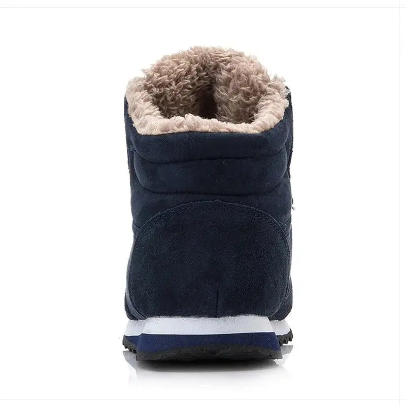 Bottes d'hiver avec fourrure chaude et semelle antidérapante 