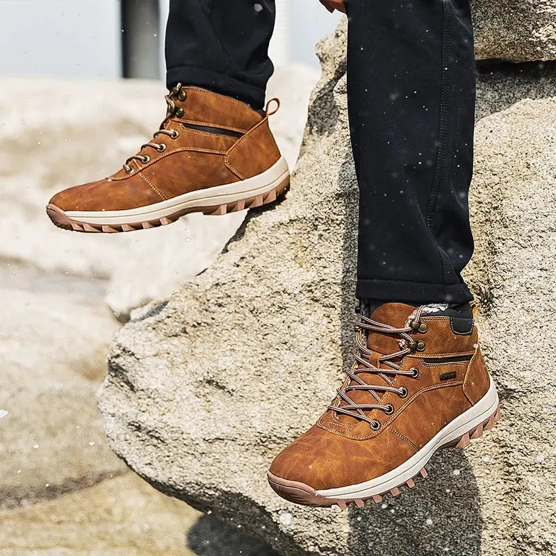 Bottes de Neige Imperméables et Chaudes pour l'Hiver 