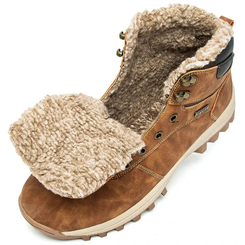 Bottes de Neige Imperméables et Chaudes pour l'Hiver 