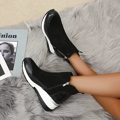 Bottines confortables et imperméables pour femmes 