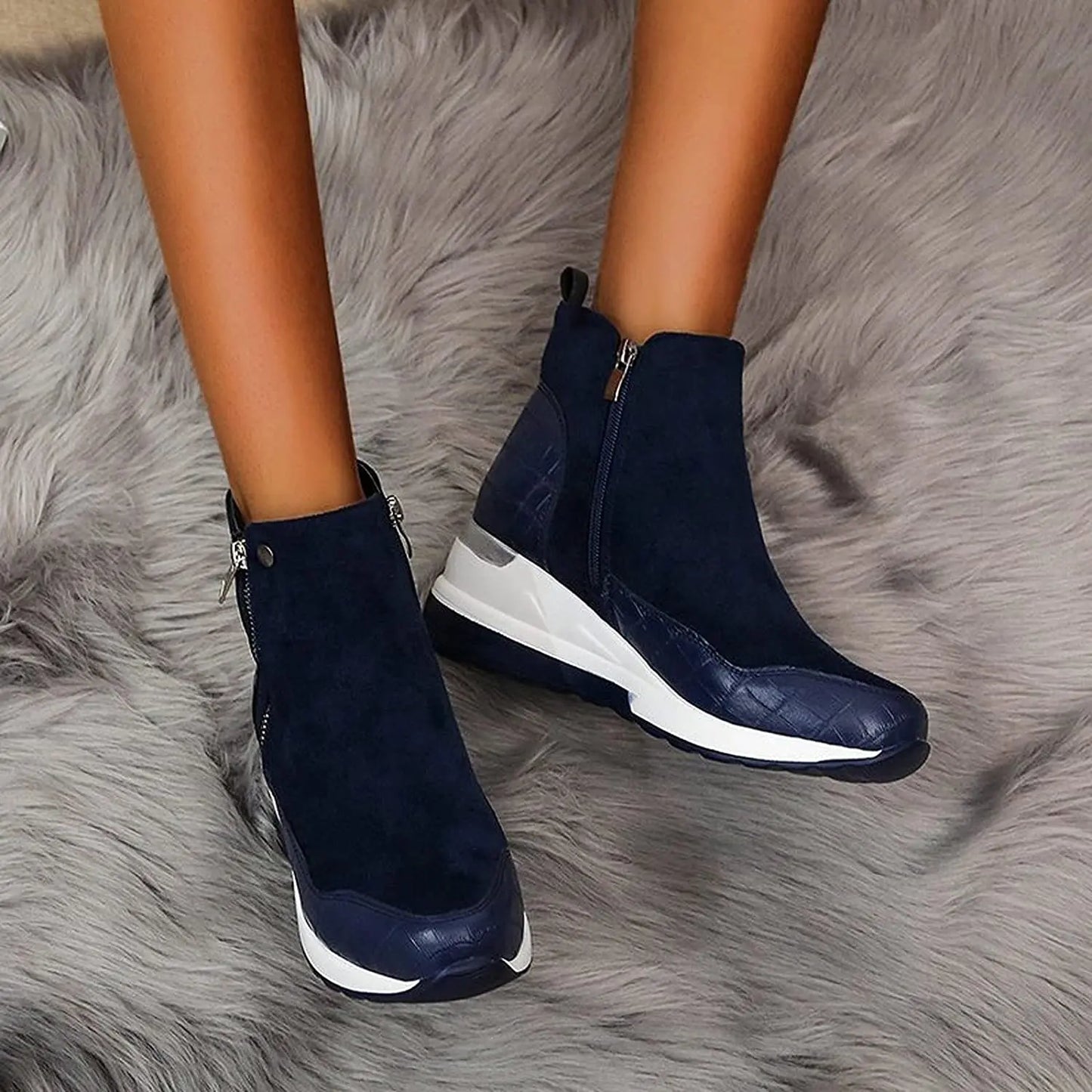 Bottines confortables et imperméables pour femmes 