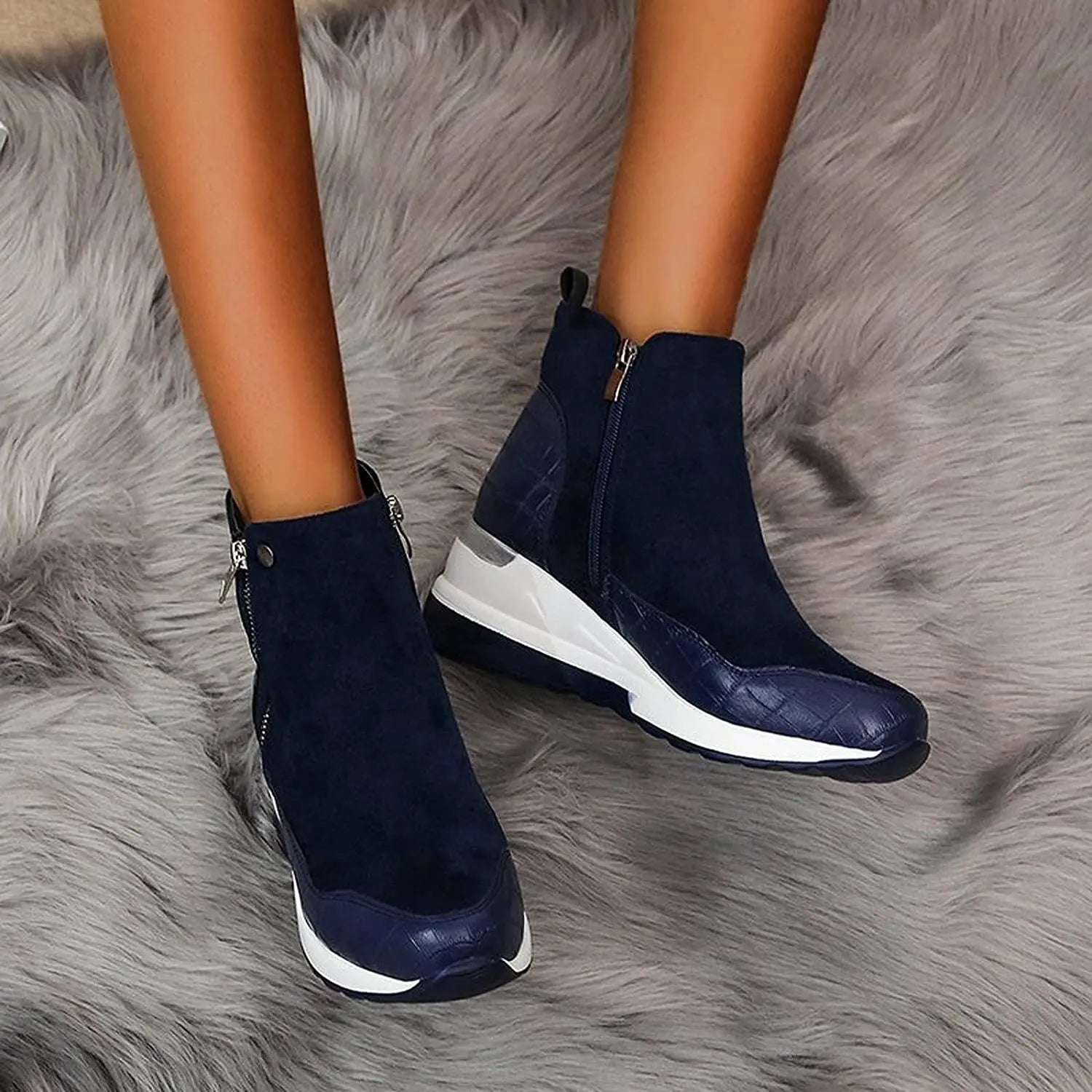 Bottines confortables et imperméables pour femmes 