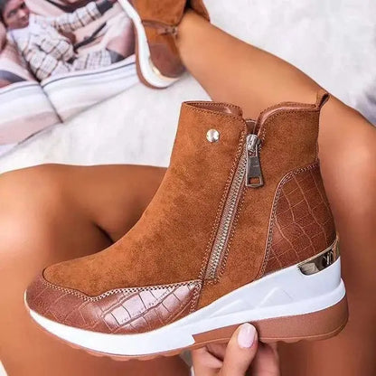 Bottines confortables et imperméables pour femmes 