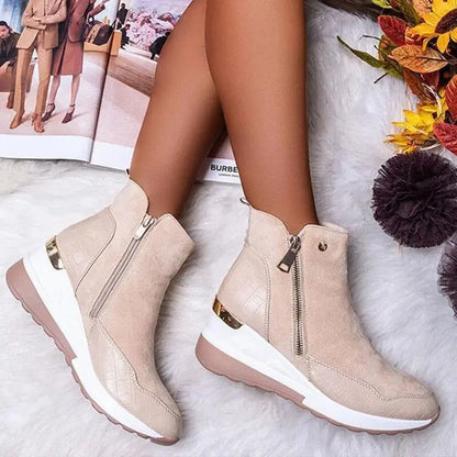 Bottines confortables et imperméables pour femmes 