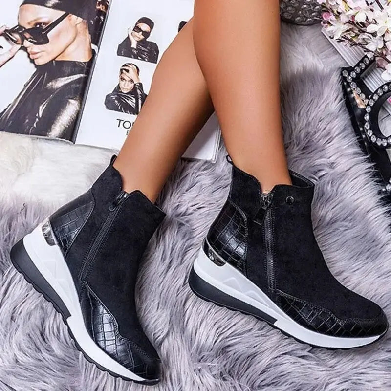 Bottines confortables et imperméables pour femmes 