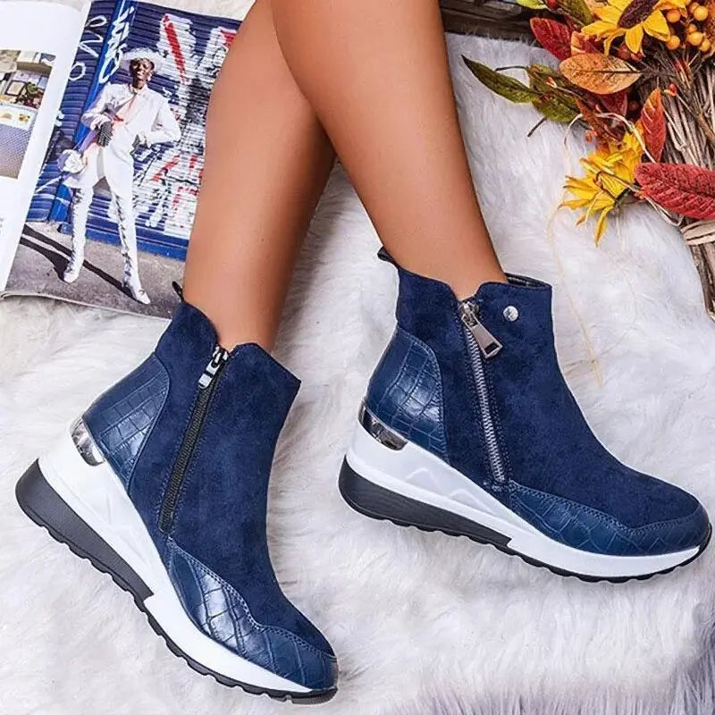 Bottines confortables et imperméables pour femmes 