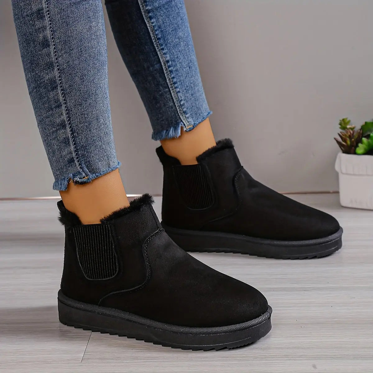CAMILLE – Bottines Confort Pieds Larges | Chaleur & Style 
