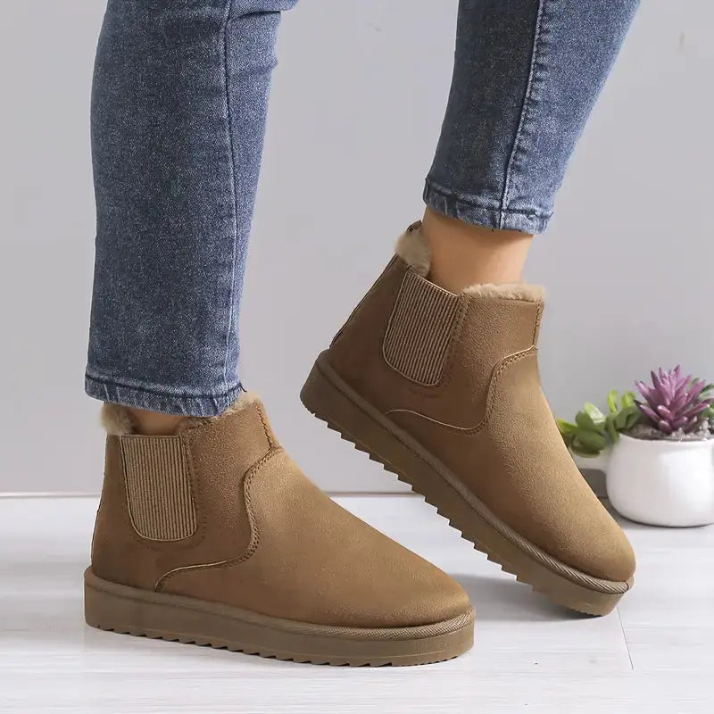 CAMILLE – Bottines Confort Pieds Larges | Chaleur & Style 