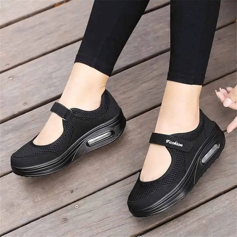 Chaussures Orthopédique Femme à Scratch 