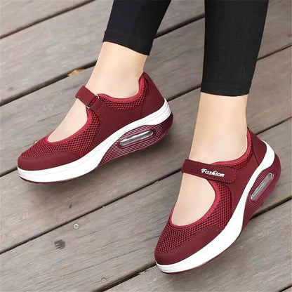 Chaussures Orthopédique Femme à Scratch 
