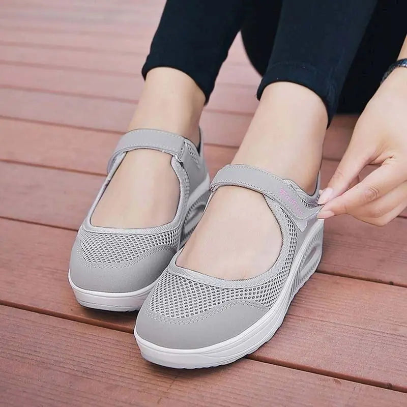 Chaussures Orthopédique Femme à Scratch 