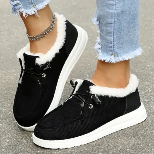 MYLIA – Mocassin fourré femme