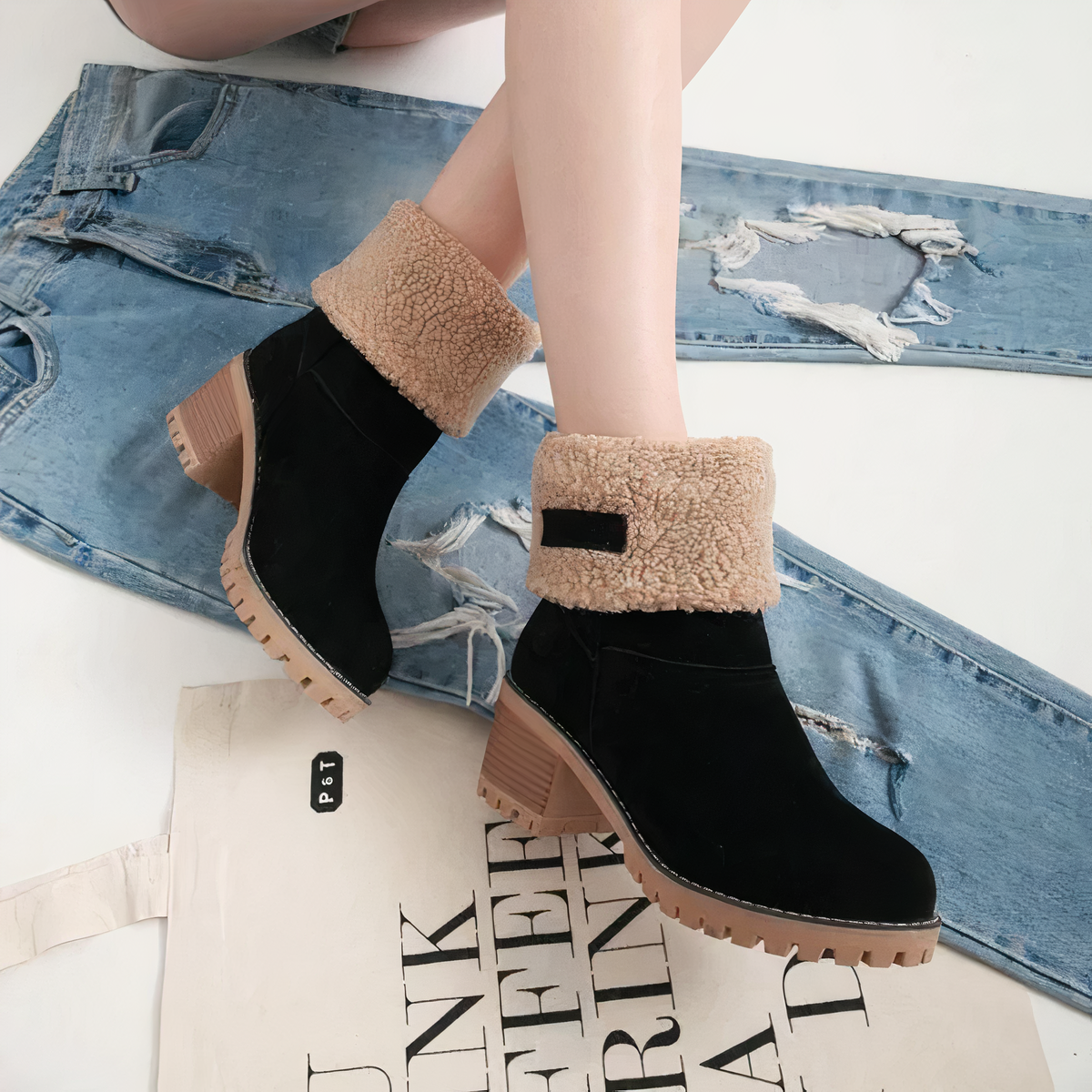 LUMA – Bottes orthopédiques à talon bloc