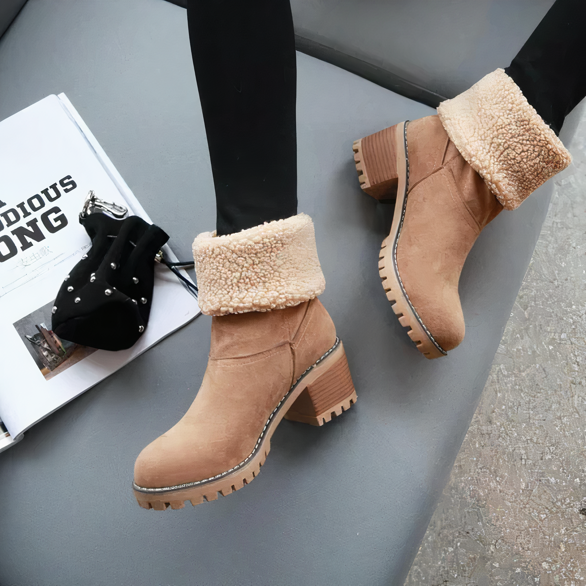 LUMA – Bottes orthopédiques à talon bloc