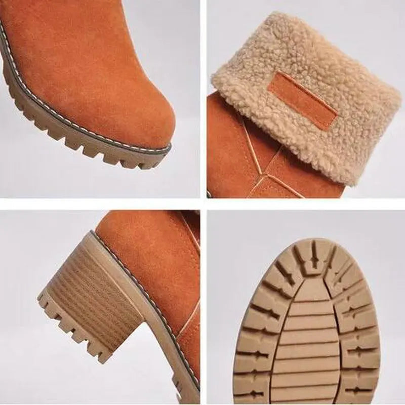YACIN – Bottes orthopédiques en cuir confortables
