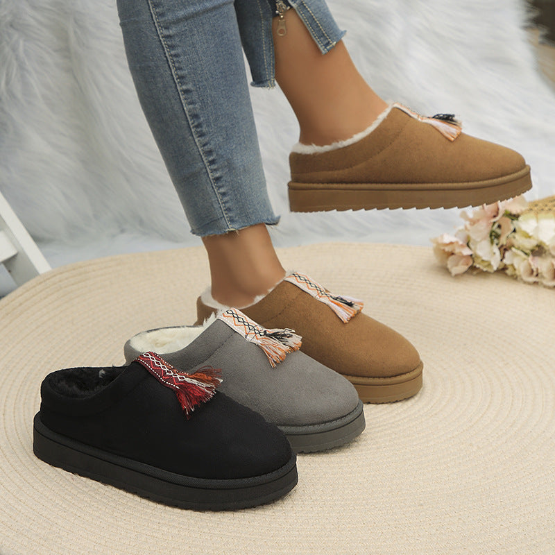 TAYLA – Chaussons orthopédiques en peluche pour femmes