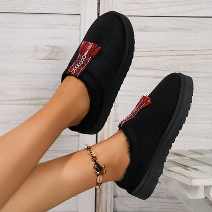 TAYLA – Chaussons orthopédiques en peluche pour femmes