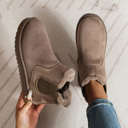 ISABELLE – Bottines orthopédiques hivernales pour femmes | Doublées en peluche & confortables 