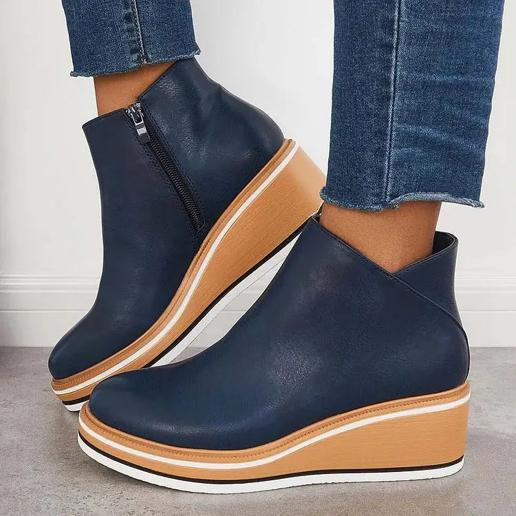 Julie™ - Bottes Élégantes Doublées en Laine 