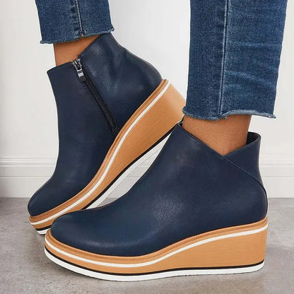 Julie™ - Bottes Élégantes Doublées en Laine 