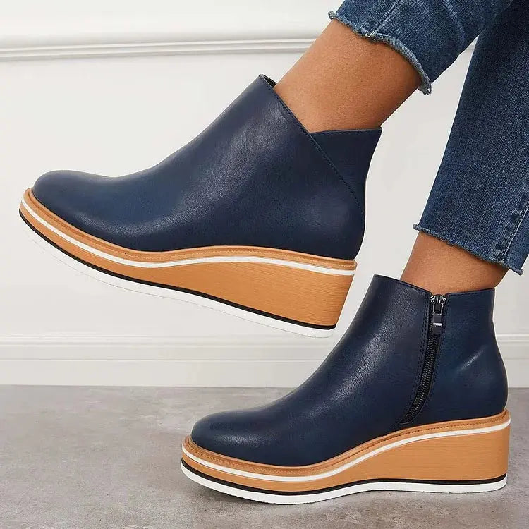 Julie™ - Bottes Élégantes Doublées en Laine 