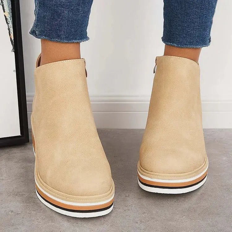 Julie™ - Bottes Élégantes Doublées en Laine 