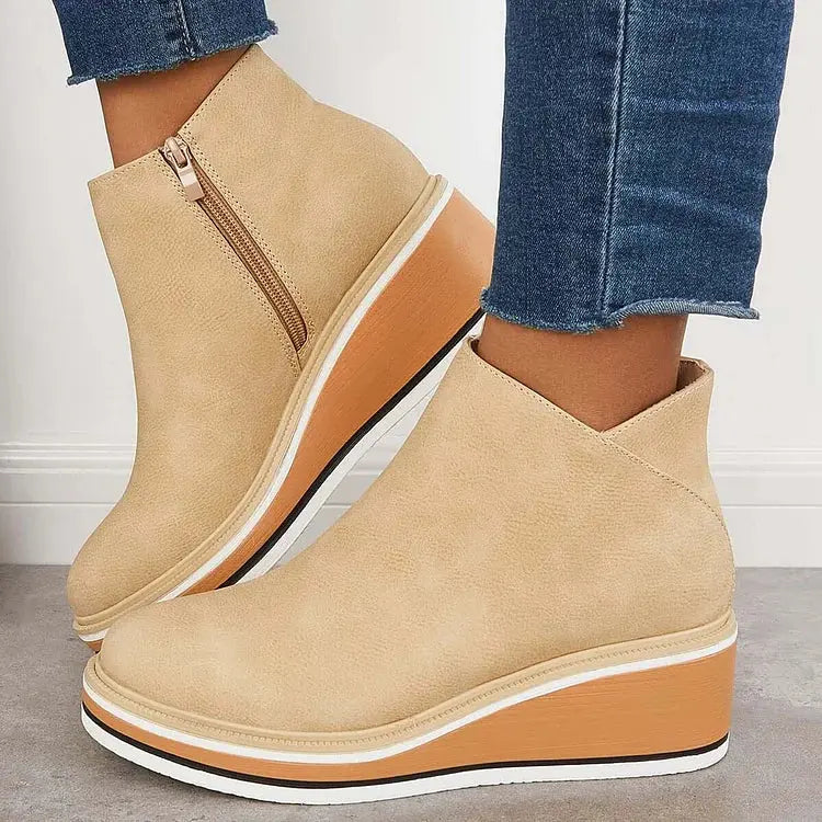 Julie™ - Bottes Élégantes Doublées en Laine 