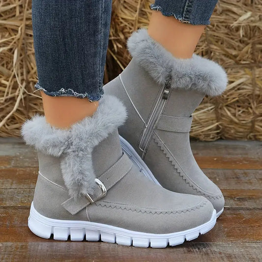 ÉLODIE – Bottines Compensées Confortables | Chaudes & Élégantes 