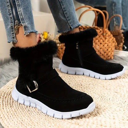 ÉLODIE – Bottines Compensées Confortables | Chaudes & Élégantes 